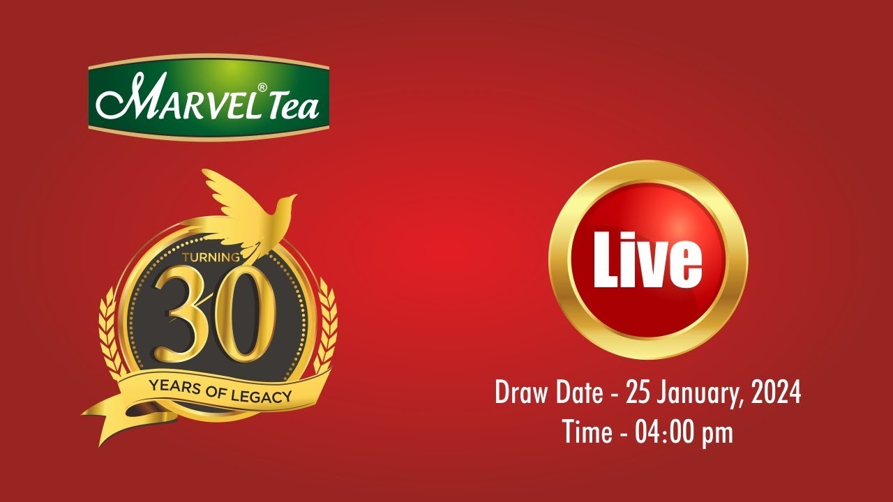 Marvel Tea Coupon's Draw 25th January 2024