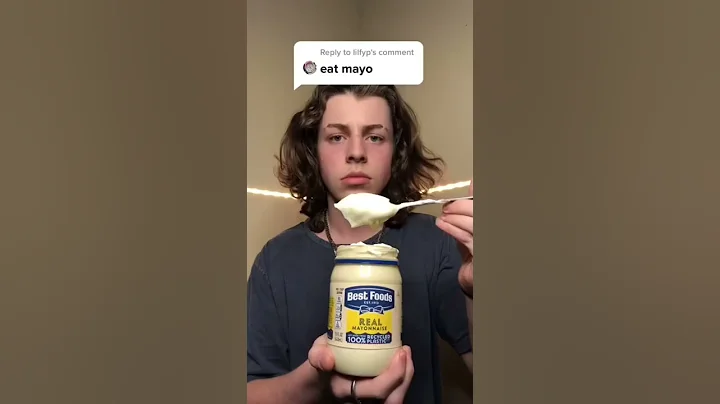 EATING A SPOONFUL OF MAYO