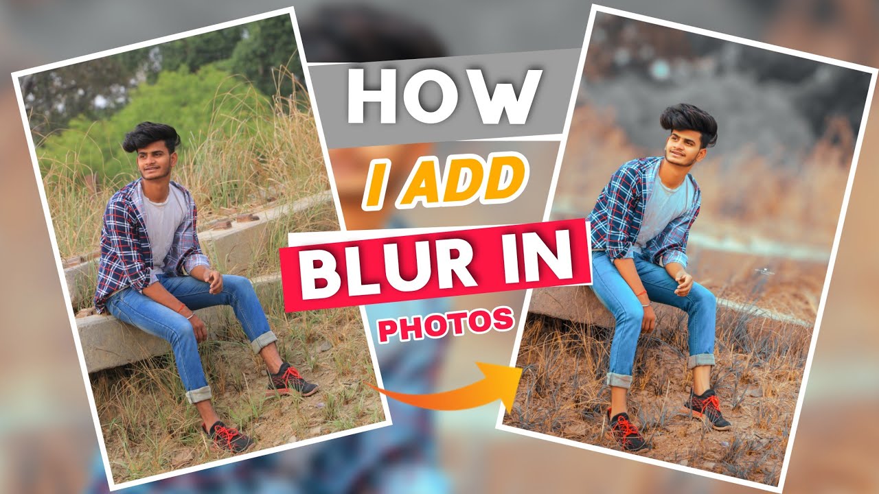 How I add high blur in photos||Ansh saxena photo editing - The Creator Gourav