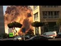 Video muestra la intensidad de las explosiones en Beirut
