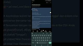 CARA MEMBUAT GRAFIK PEMROGRAMAN PYTHON DENGAN ONLINE COMPILER  #STTR_CEPU #INDRA_GUNAWAN
