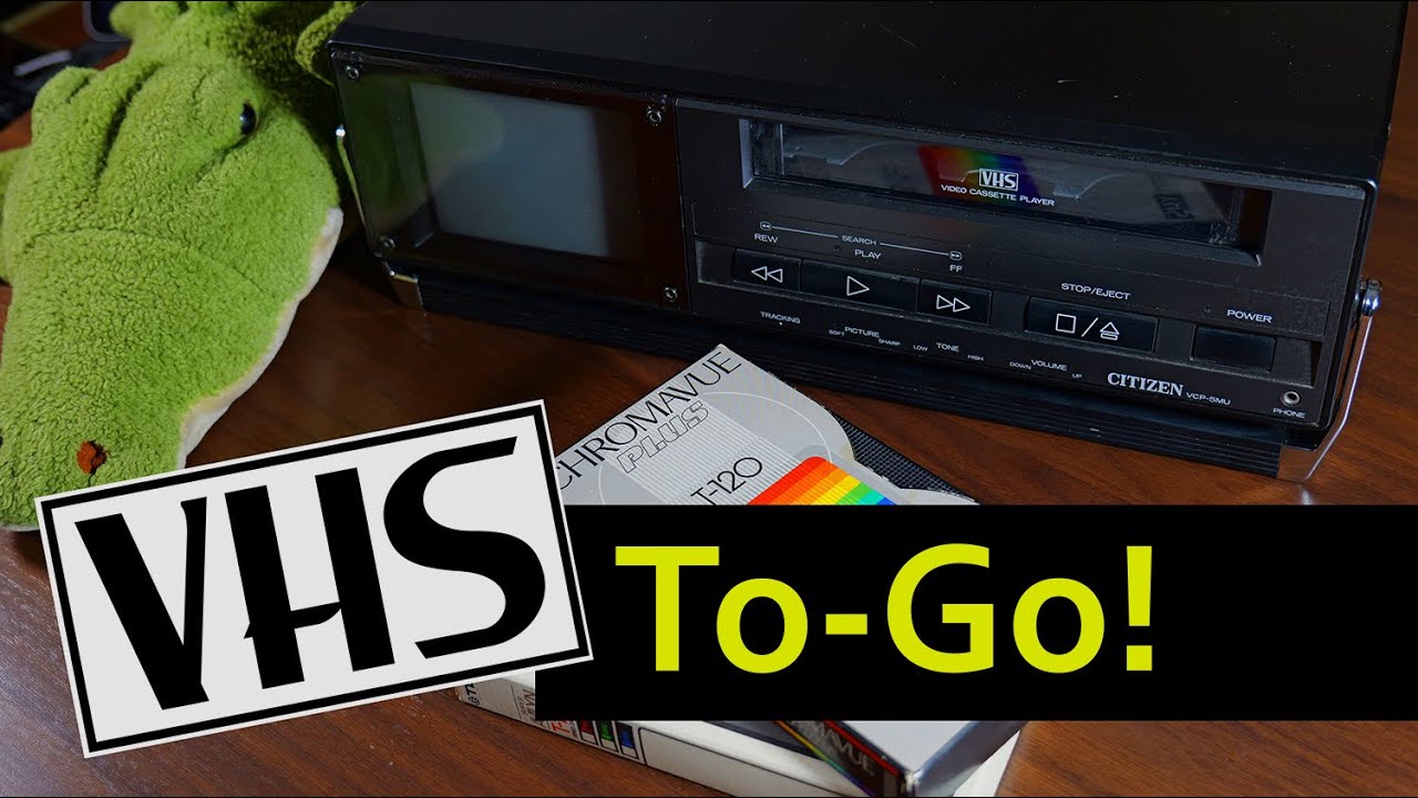 Portable VHS in 1986? The Citizen VCP-5MU is ahead of its time