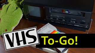 Portable VHS... in 1986 The Citizen VCP-5MU is ahead of its time!