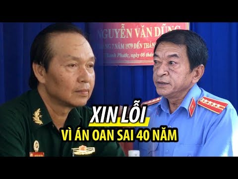 Video Xin lỗi, phục hồi danh dự nạn nhân oan sai 40 năm ở... - youtube