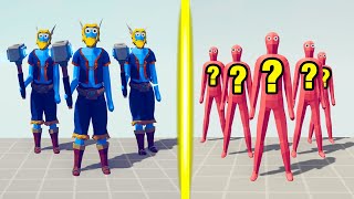 Thor Legacy Team Vs Random Team Tabs - Totally Accurate Battle Simulator