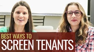 How to Screen Tenants with Best Tenant Background Check Practices | Mentorship Monday