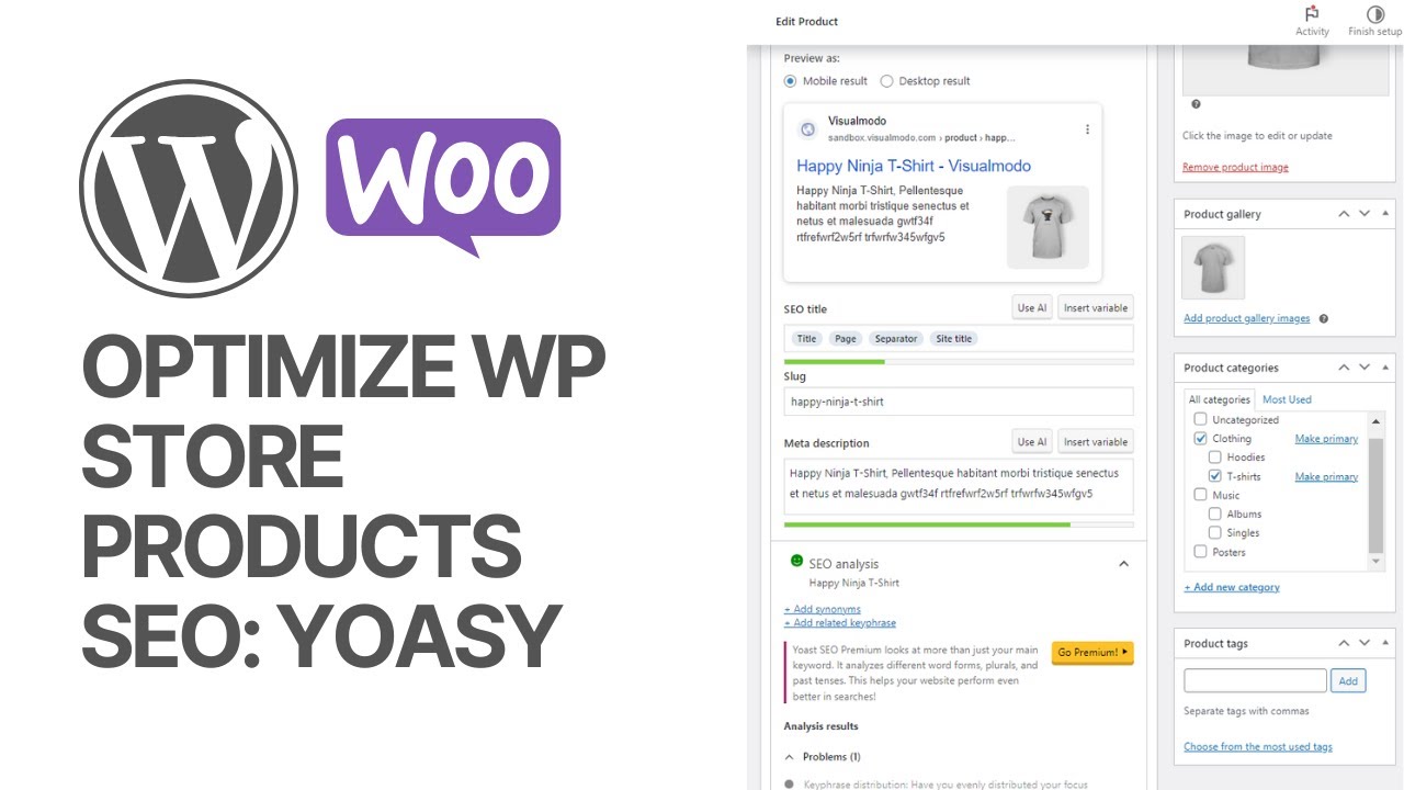 How To Optimize WooCommerce Products SEO Using Yoast Free WordPress ...