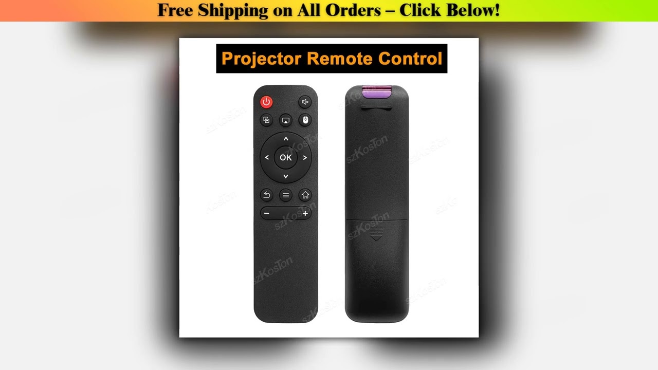 Replacement Remote Control Compatible with Magcubic Mini Projector HY300 HY300 PRO HY320 HY320mini
