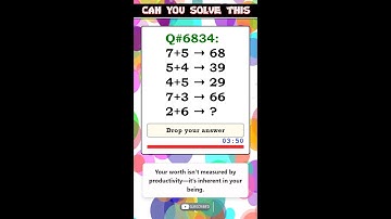 🚀 Math IQ Test LIVE: Can You Beat Every Puzzle Before the Timer Ends?