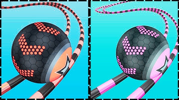 going ball vs tippy toe ASMR all satisfying and relaxing games Android IOS game