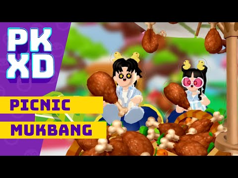 PICNIC Y MUKBANG DE COMIDA DELICIOSA 😋 EN PK XD #pkxd #humor