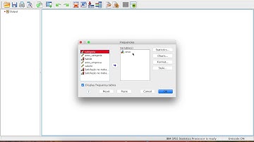 SPSS: Variáveis Qualitativas - Gráfico de Barras