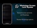 WhatsApp For iPhone Screen Lock ByPass Bug