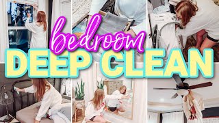 EXTREME BEDROOM DEEP CLEAN | CLEAN &amp; ORGANIZE WITH ME | MOTIVATION TO CLEAN YOUR HOME