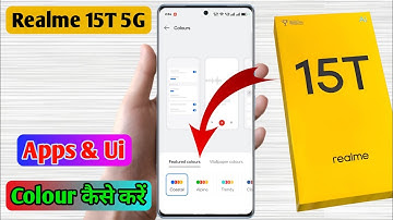 realme 15t 5g app & ui color kaise kare | how to change ui color in realme 15t 5g 