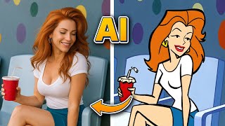Johnny Bravo Characters In Real Life Ai Generated Transformation
