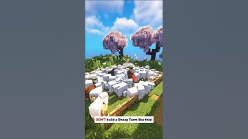Minecraft | Improve your Sheep Farm! #shorts