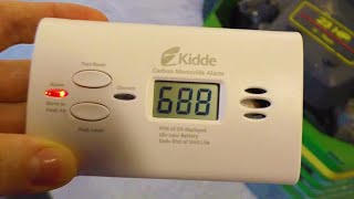 Carbon Monoxide Alarm FULL REVIEW Kidde KNCOPPBLPM poisonous gas detector propane meter 2 beeps