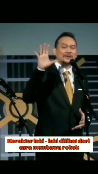 karakter laki laki di lihat dari membawa rokok ll cak lontong