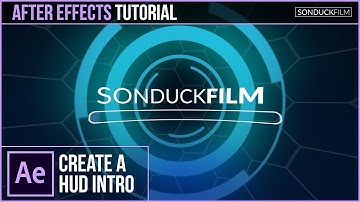 After Effects Tutorial: HUD INTRO & Fake 3D Easily