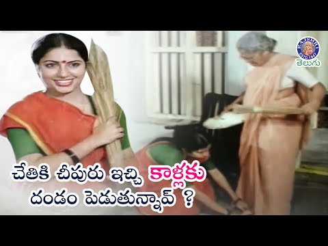 ఇంటర్వ్యూ రౌండ్ లో కత్తి చూపించాడు?! Chiranjeevi backslashu0026 Rao Gopal Rao Best Scene | Maga Maharaju - RAJSHRITELUGU