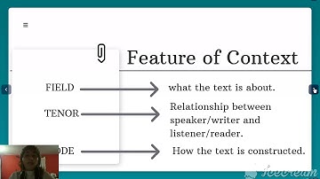 Grammar III - Systemic Functional Grammar - Part 1