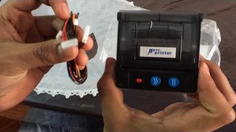 JP QR203 58mm Embedded Receipt Thermal Printer  -  BLACK 1 [GearBest]