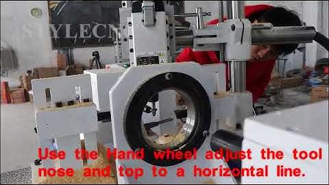 How to operate CNC wood lathe with 3 axis spindle?