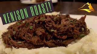 VENISON ROAST  Mississippi Pot Roast  Delicious and Easiest recipe EVER!