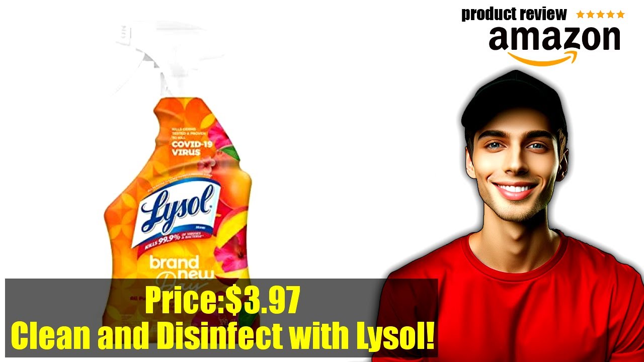 Buy Lysol All-Purpose Cleaner, Sanitizing and Disinfecting Spray, To Clean and Deodorize, Mango