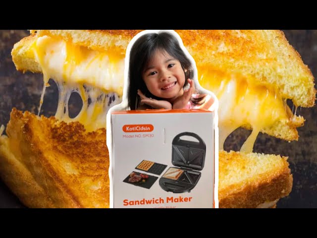 Black+Decker 3-in-1 Waffle, Grill & Sandwich Maker unboxing and review. 