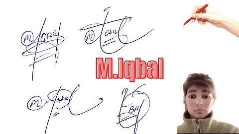 M.Iqbal new style signatures