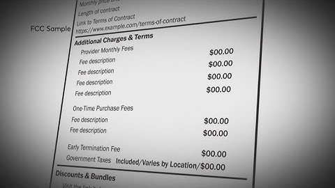 New labels required for broadband service | 2 Wants to Know
