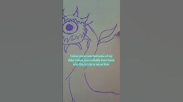 Drawing with a *different* purple pen 👾☪️😈 #art #asmr