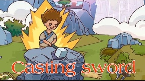 Find out game - casting sword
