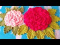 كروشيه مفرش الوردة المجسمة3d الجزء 1 crochet huge flower doily