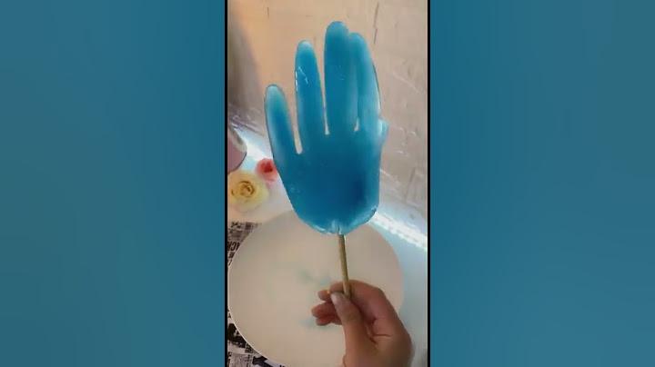خلودة بدو مثلجات على شكل كفوف انسان😱