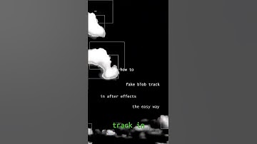 easy blob tracking tutorial (after effects)