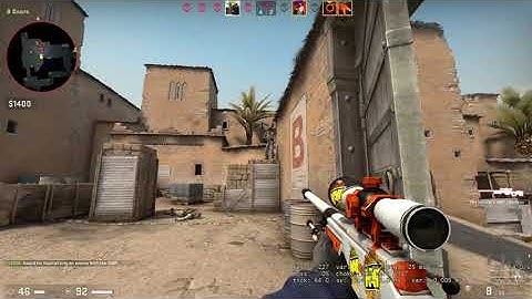 CS:GO AWP 1v4 Clutch