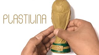 Como hacer LA COPA DEL MUNDO de Plastilina paso a paso - Mi mundo de Plastilina