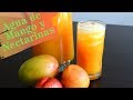 ¡Rica y Refrescante Agua de Mango y Nectarinas!