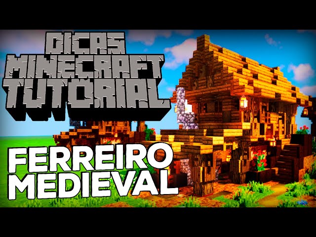 🏡 Minecraft Tutorial, Como Construir uma Casa de Ferreiro Medieval