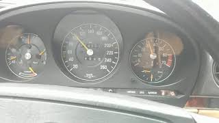 1987 Mercedes 560SL Acceleration (high speed)