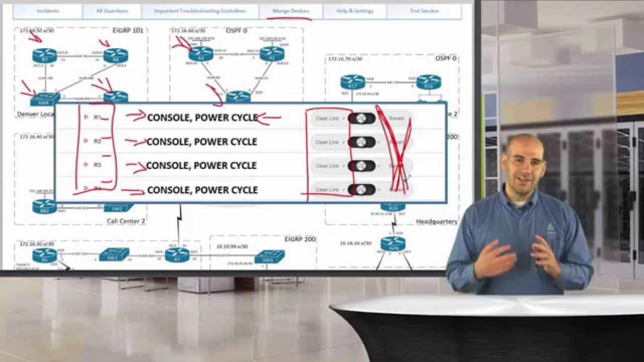 ⁣CCIE R&S v5 Lab Troubleshooting Section