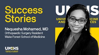 Success Stories - Orthopedic Surgery Residency Match - Dr Nequesha Mohamed