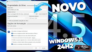 Novo RUFUS 4.5 já INSTALA o Windows 24H2? BAIXE AGORA a NOVA VERSÃO Do Rufus PRO 2024