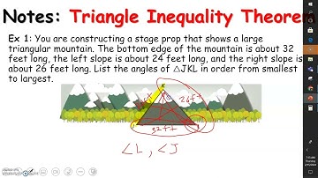 Triangle Inequality Theorem Notes