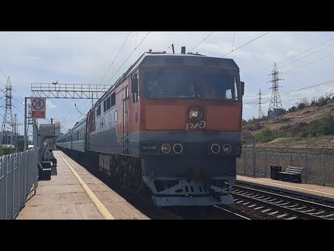 ТЭП70-0430 с поездом №359 Волгоград - Худжанд