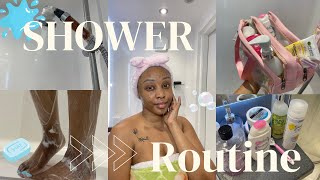 EVERYTHING SHOWER 🧼 ROUTINE | Easy Feminine tips | Hair wash | Shaving