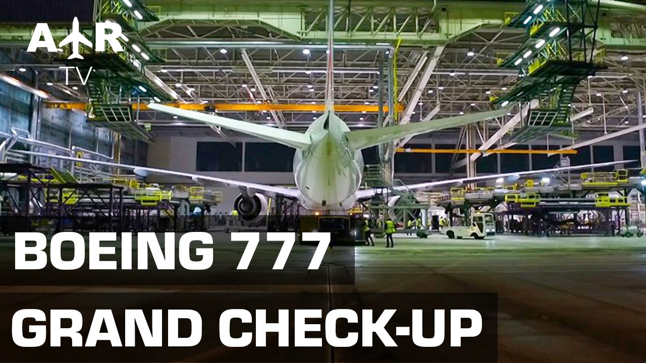 Техосмотр Boeing 777: редкая инспекция — документальный фильм